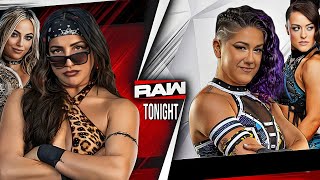 RAW||RAQUEL RODRIGUES W/LIV MORGAN VS BAYLEY W/LYRA VALKYRIA||NORMAL MATCH||