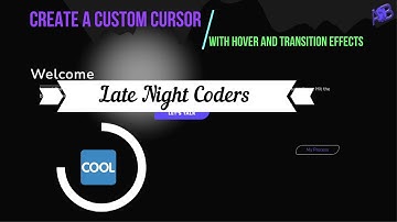 Add a custom cursor to your website with video hover and page load effects using CSS and Javascript