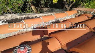 Reparar goteras de un tejado