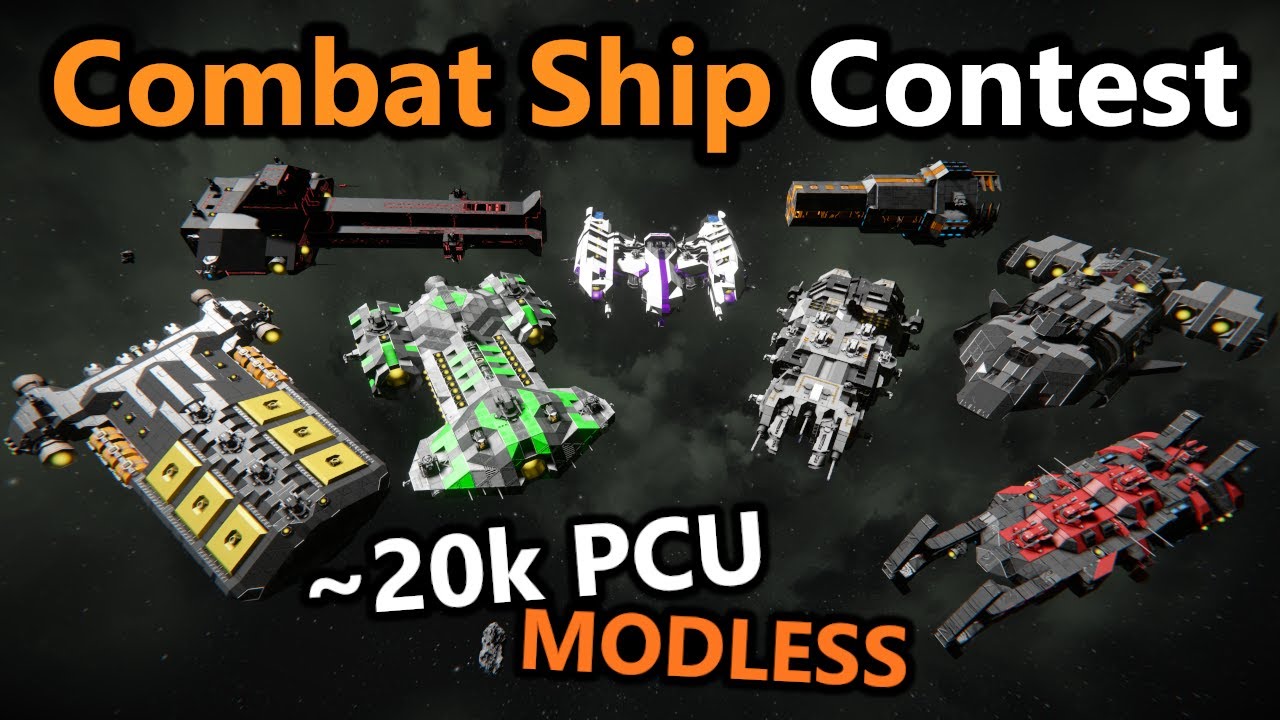 Combat Ships: Space Engineers Build Contest #5 - YouTube