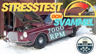 Volvo 164 V8 sladdar in veckan med nytt bränslefilter testar bilen och snackar framtida projekt