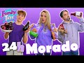 24H Comiendo Alimentos Color Morado