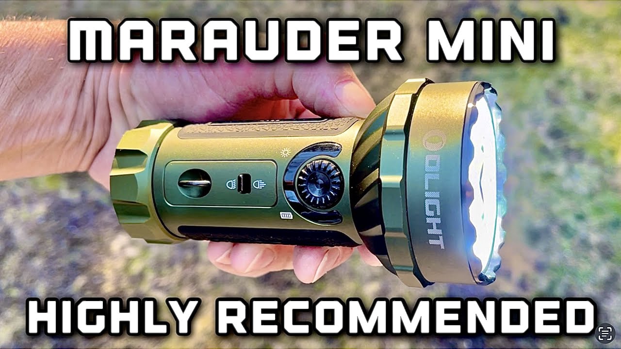 OLIGHT Marauder Mini - Linterna LED super potente, 7000 lúmenes OD GREEN