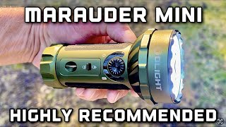 I highly recommend the Olight Marauder mini flashlight  in OD green