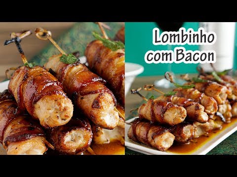 Vídeo: Como Cozinhar Rolinho De Porco Com Bacon