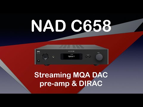 NAD C658 BluOS Streaming DAC with DIRAC and MQA