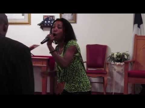 Ms J Lee, praise & worship (There Is Power In The Name Of Jesus) @ Many Mansion Church