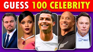 Guess the Celebrity in 3 Seconds | 100 Most Famous People in World