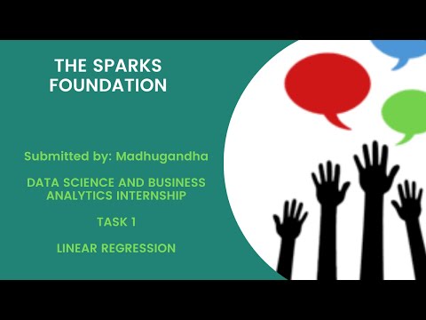 GRIP: THE SPARKS FOUNDATION DATA SCIENCE AND BUSINESS ANALYTICS INTERNSHIP (TASK 1)