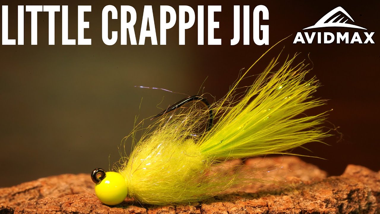 How to tie a Little Crappie Jig  AvidMax Fly Tying Tuesday Tutorials 