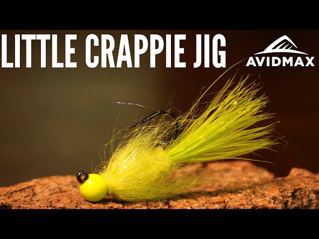 How to tie a Little Crappie Jig  AvidMax Fly Tying Tuesday Tutorials 