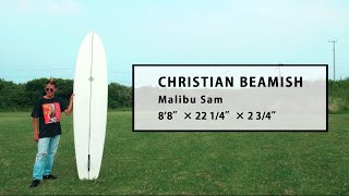 SURFBOARDS CALIFORNIA by CHRISTIAN BEAMISH Malibu Sam 8'8″ ｜ Blue