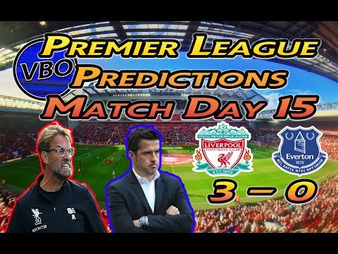 Premier League Predictions  Round 15  Merseyside Derby amp Mourinho returns to Man Utd