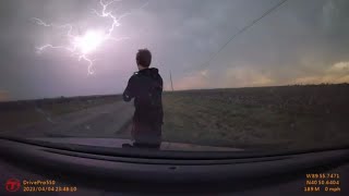 HUGE Tornado-Warned Supercell in Central Illinois - 4/4/2023