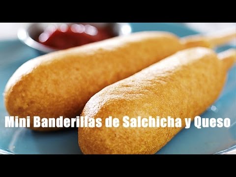 RECETA FACIL Y RAPIDA DE BANDERILLAS DE SALCHICHA O CORN DOGS - Ricardo  Renteria - YouTube