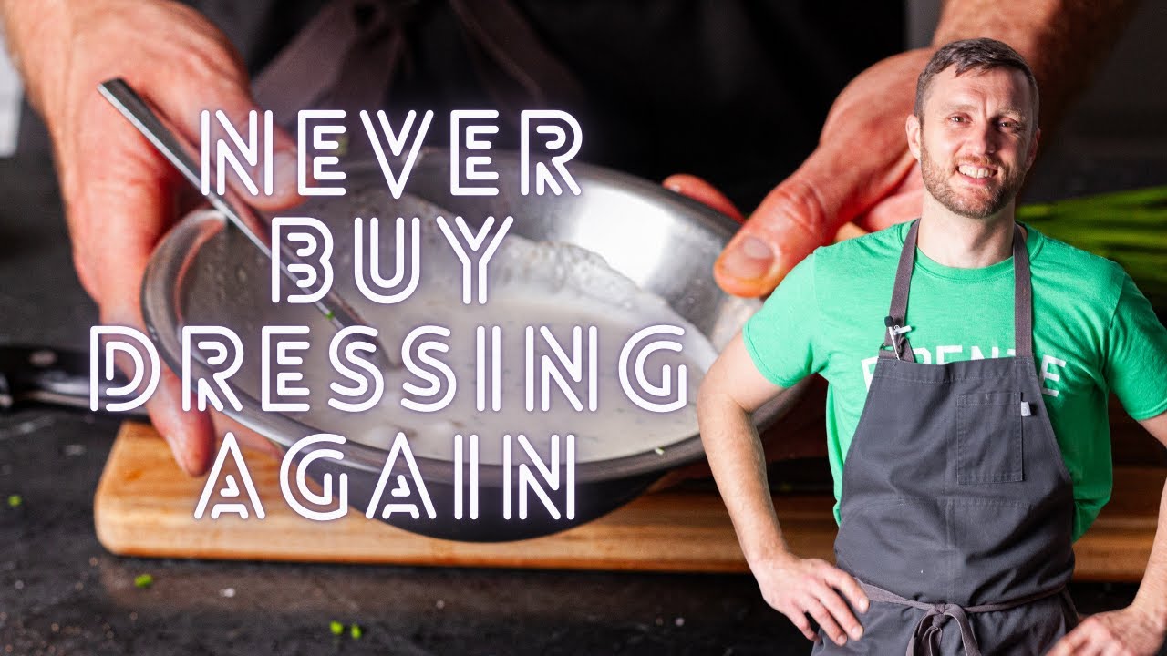 3 Easy Homemade Salad Dressings YouTube