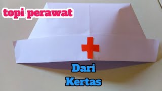Cara Membuat Topi Perawat Topi Suster Dari Kertas