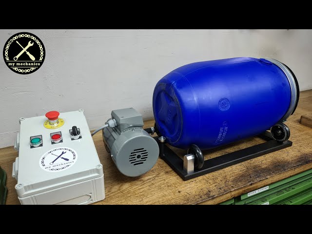 Project Failed* Home made (DIY) Wet Rotary Tumbler! Come look, get a good  laugh :D 