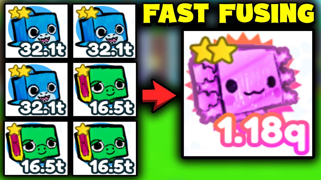 The Fastest FUSING Method! Become Super Rich! | Pet Simulator X