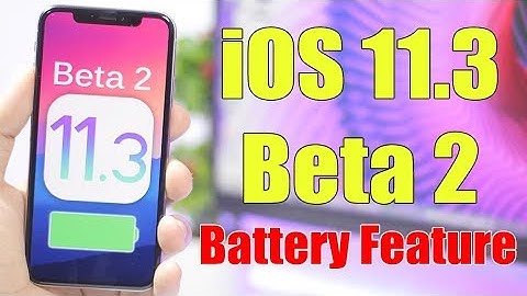 iOS 11.3 Beta 2 - NEW Battery Feature Is Here !