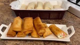 Crab Rangoon Eggrolls- No one can resist this delicious twist on a classic CRAB RANGOON