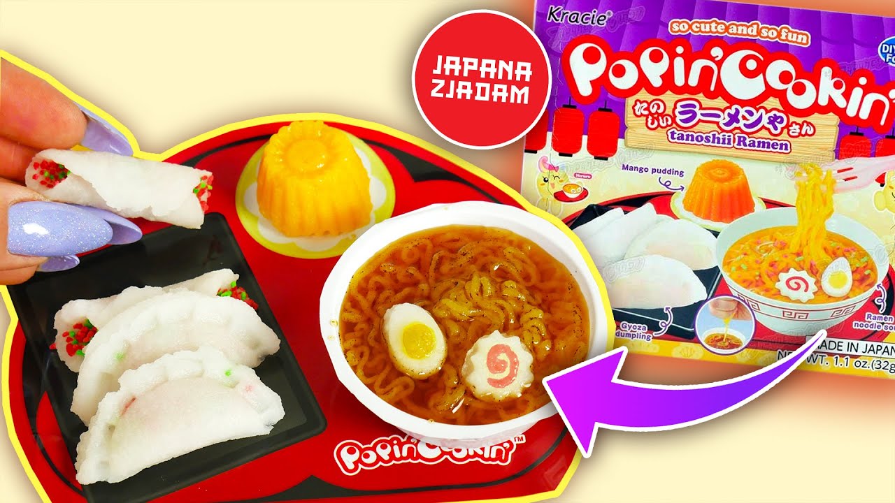 Miniaturowa zupa ramen, sajgonki, pierogi i pudding 😍 JAPANA zjadam #141 | Agnieszka Grzelak Vlog