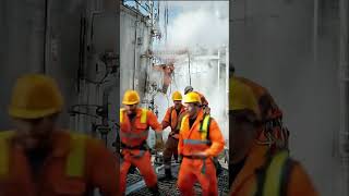 Steam Tank Explosion — Workers Caught in Sudden Blast!