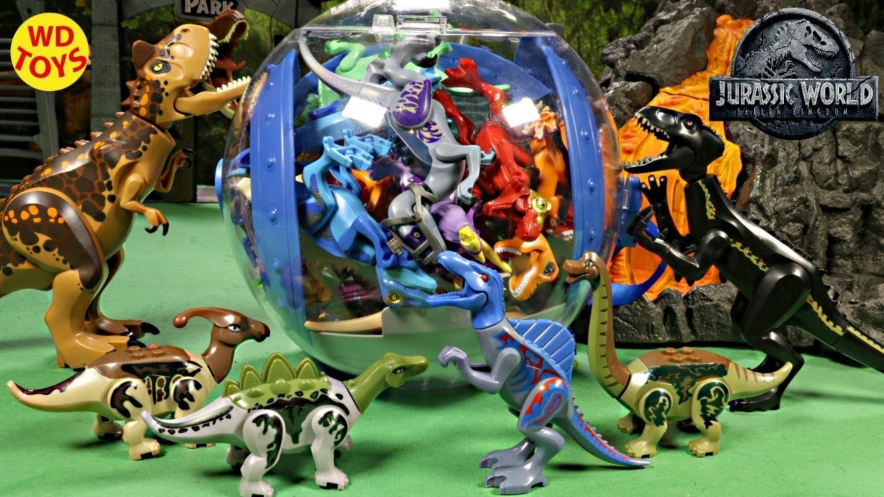 154 Lego Jurassic World Fallen Kingdom Surprise Dinosaur Toys Movie Exclusive Gyrosphere -