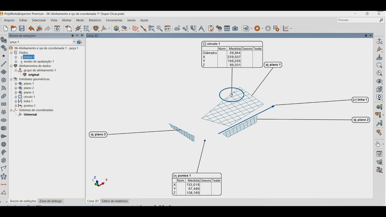 Sistema de Coordenada e Alinhamento, vídeo 1/2