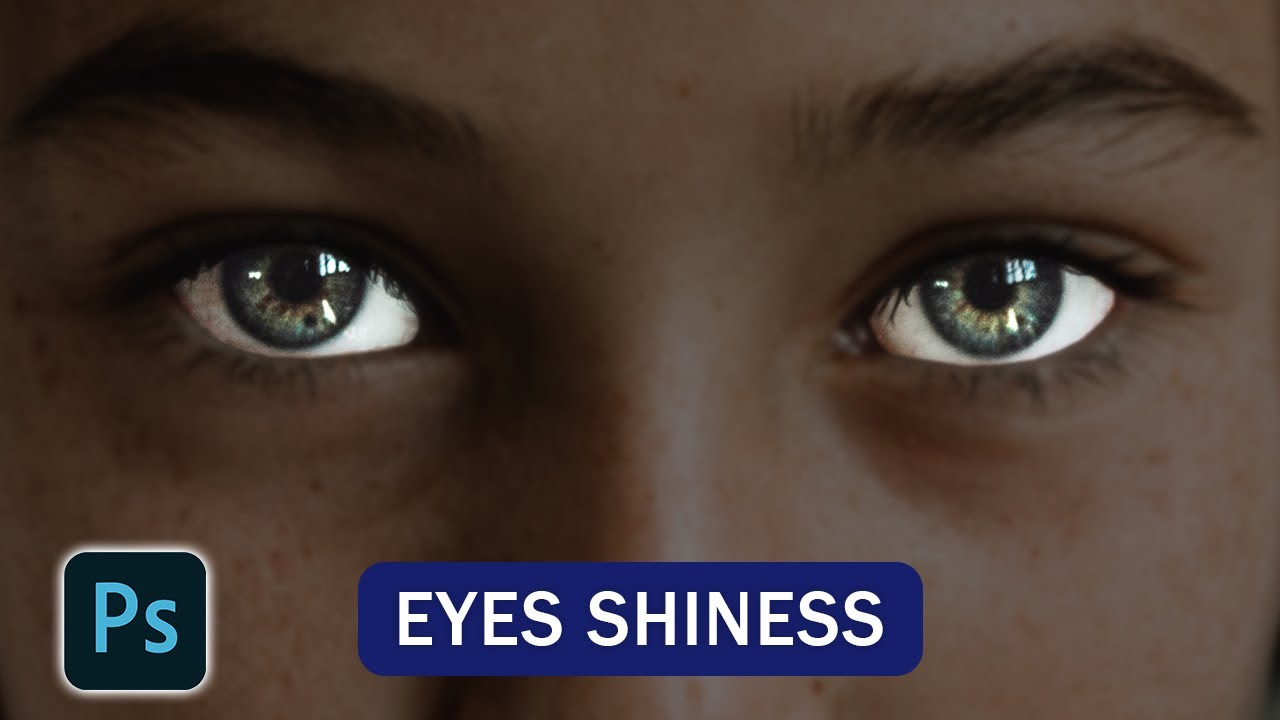 Make Eyes Shiness in Photoshop | eyes retouching, dramatic look