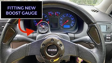 Installing boost gauge golf mk4 GTI *NEWSOUTH PERFORMANCE GAUGE AND POD* EASY FIT