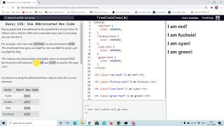 Tutorial 34 - abbreviated hex code for colors - free code camp (Explained) Wealth