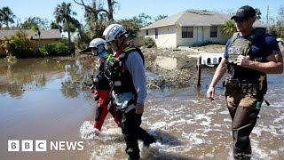 Hurricane Ian: Search for survivors in Florida - BBC News