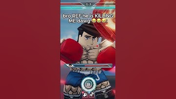 REF DO SOMETHING??? 😭😭😭 #untitledboxinggame #roblox #memes