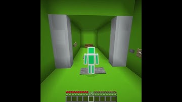 Cursed Sliding Doors in Vanilla Minecraft