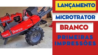 ⚠️MICROTRATOR BRANCO 18Hp, MINHAS PRIMEIRAS IMPRESSÕES SOBRE A MÁQUINA