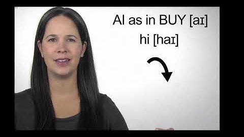 Learn IPA - American English - AI [aɪ] Diphthong  - Học phát âm tiếng Anh Mỹ - Nguyên âm đôi [aɪ]