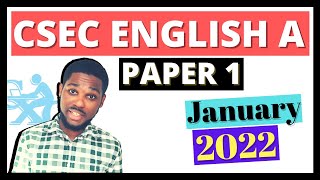 CSEC English A Paper 1 January 2022 || FULL PAPER || ANSWERS + EXPLANATIONS