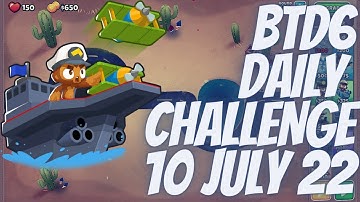 Bloons TD 6 - Daily Challenge  (No Hero/No MK) - "The Original Monkeys" - 10 July 2022 - BTD6