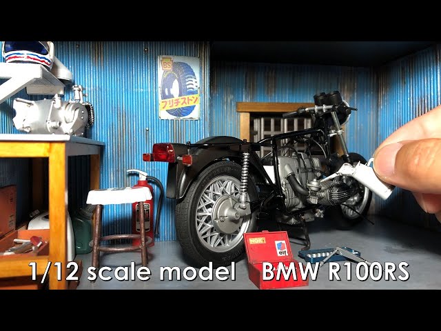 1/64 BMW R100 バイク模型 ミニチュア 新品 ND WORKSHOP 1/64 BMW r100 バイク Silver 限定49台