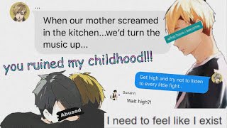 Are The Miya Twins Okay At Home...? (~Part one of Miya Twins Angst-~)