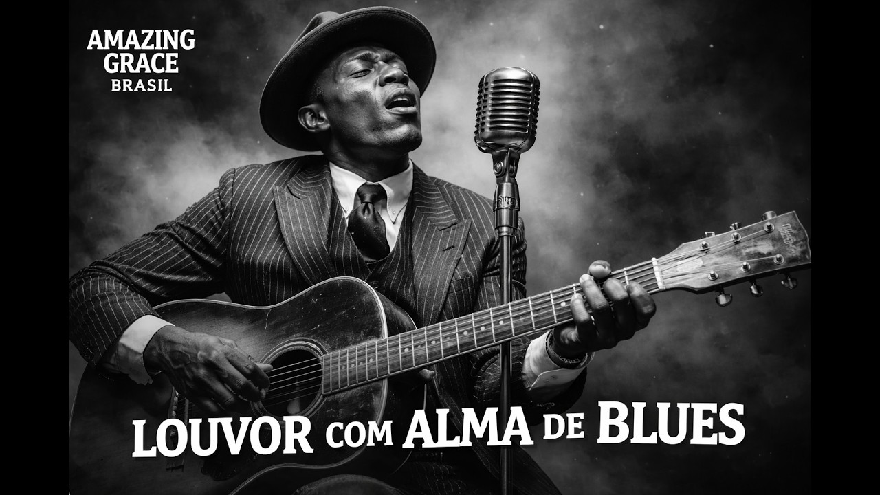 Harpa Cristã 03 | Plena Paz e Santo Gozo (VERSÃO BLUES) 🎸🔥 | Gospel Blues Worship