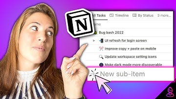 💥 Nueva ACTUALIZACION de NOTION  2022 👉 SUB ITEMS y DEPENDENCIAS 📝 SUBTAREAS modo FACILITO ✅