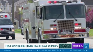 Johnson County first responders thank health care workers