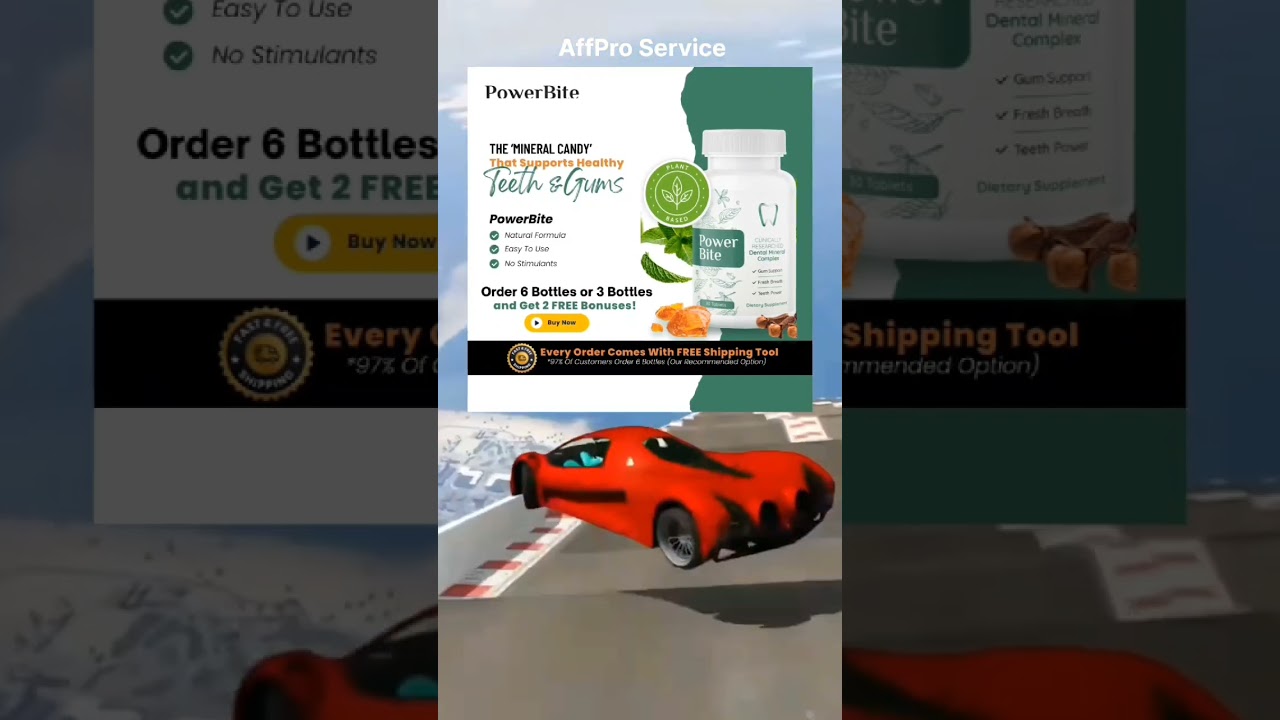 Powerbite The ‘Mineral Candy’ ThatSupports Healthy Teeth And Gums