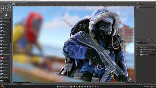 How To Create Blur Background Effect in GIMP