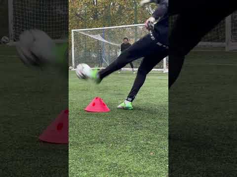 Intense Soccer Goalkeeper Training Session