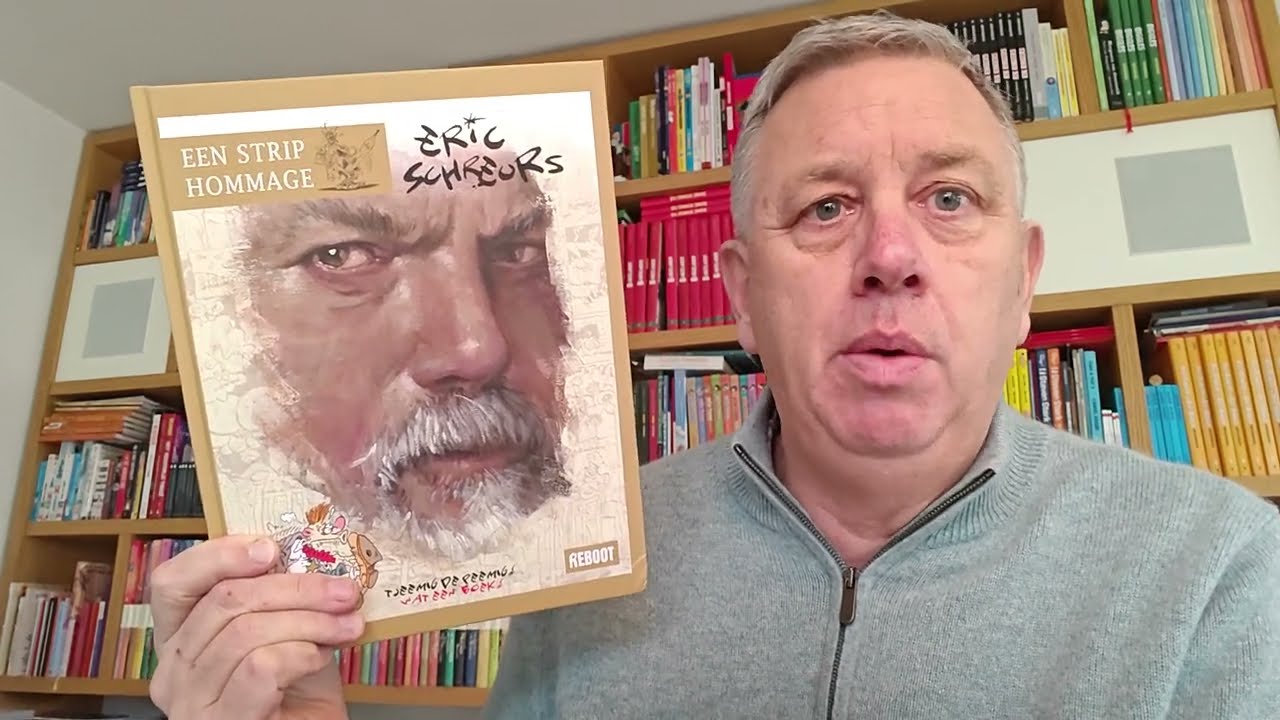 VLOG 199:  ERIC SCHREURS EEN STRIP HOMMAGE door uitgeverij REBOOT van LEON VERHOEVEN