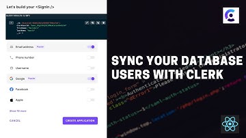 How to Sync Clerk users to your database in React