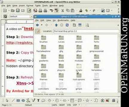 Installing Script-FU(.scm) in GIMP ::OPENMaRUN.org